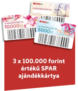 Exkluzív spar nyeremény